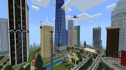 Screenshot 3 City Maps For Minecraft Flying Fish